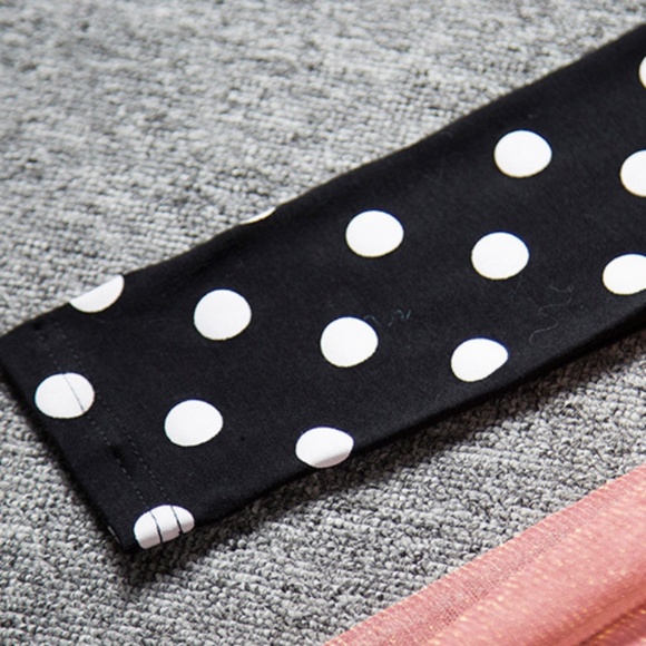 NWT Girl Long Sleeve Princess Dress Polka Dot Sz 8 - Picture 4 of 5